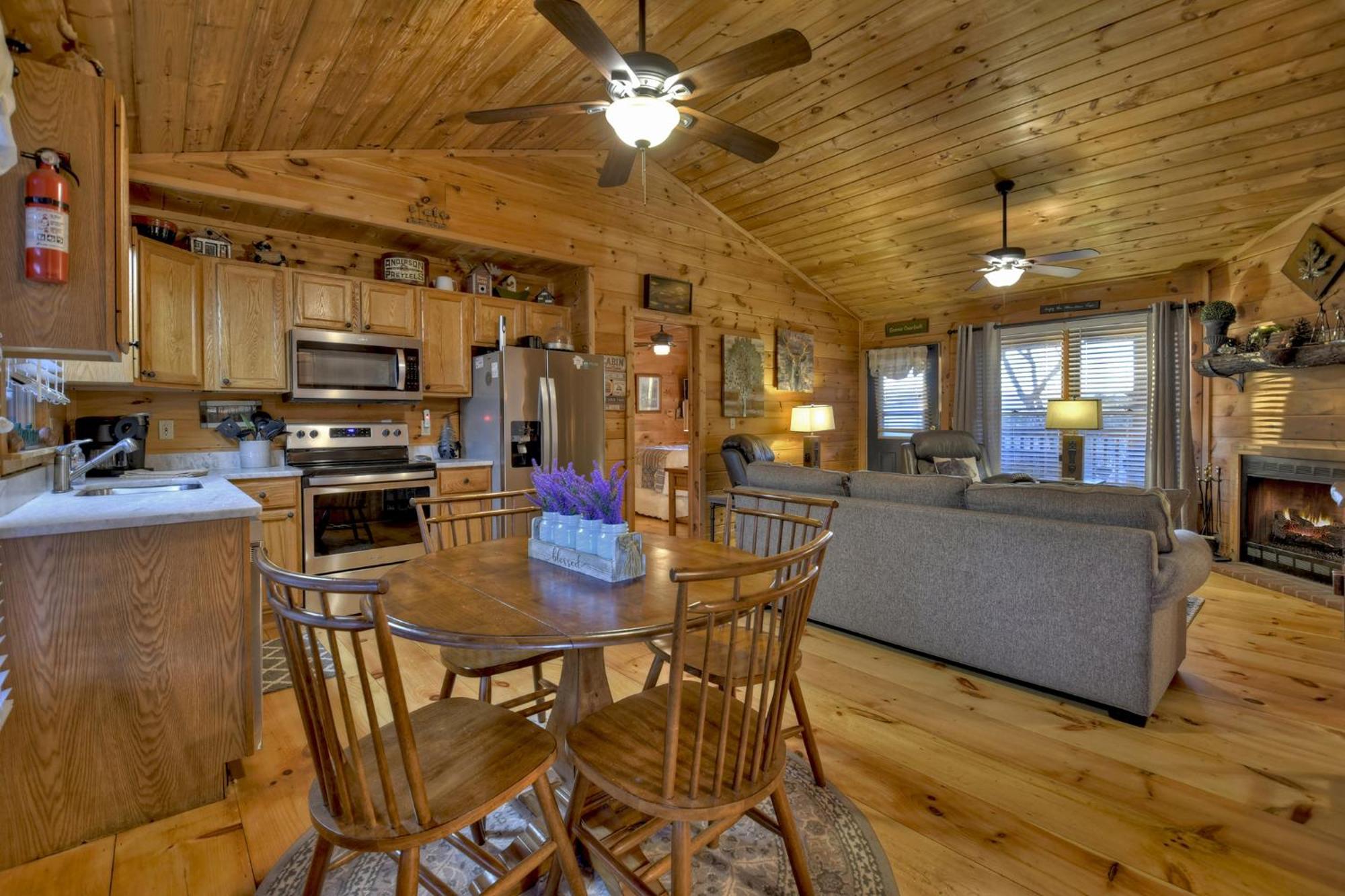 Talking Leaves Hot Tub Firepit And Comfy King Beds Villa Ellijay Eksteriør billede