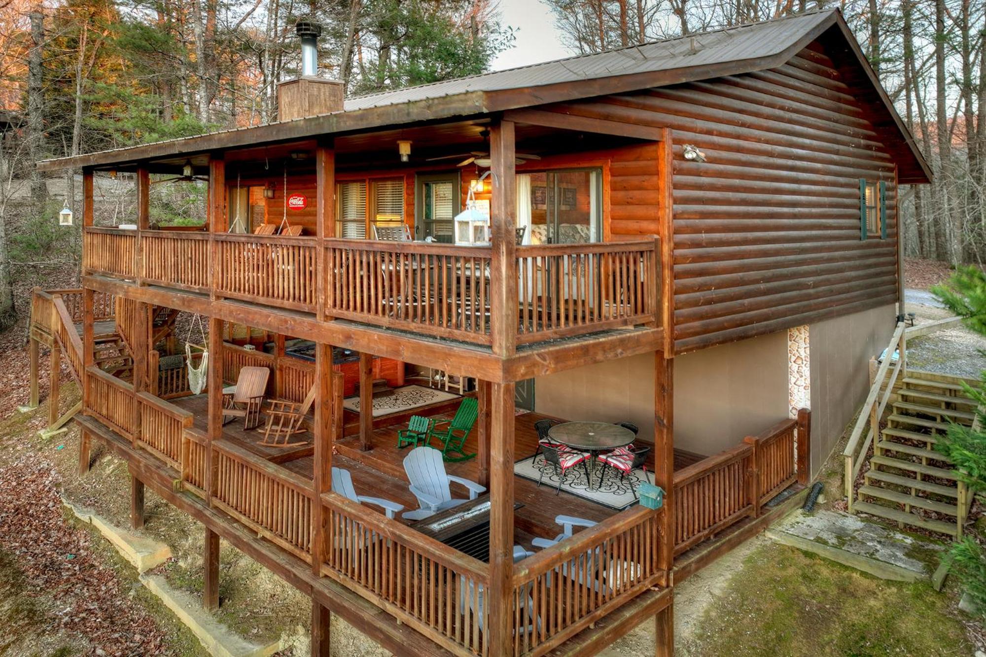 Talking Leaves Hot Tub Firepit And Comfy King Beds Villa Ellijay Eksteriør billede